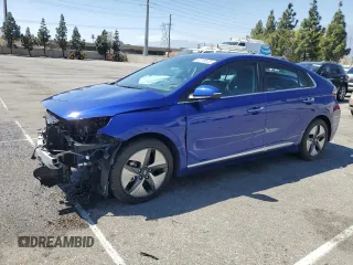 2022 Hyundai Ioniq Limited z VIN KMHC05LC0NU269272, wystawiony jako Copart lot #52376575 z przebiegiem 43 141 mil mil oraz Czysty tytuł • Clean title. Historia ofert i sprzedaży dostępna na DreamBid. Obrazek 1.