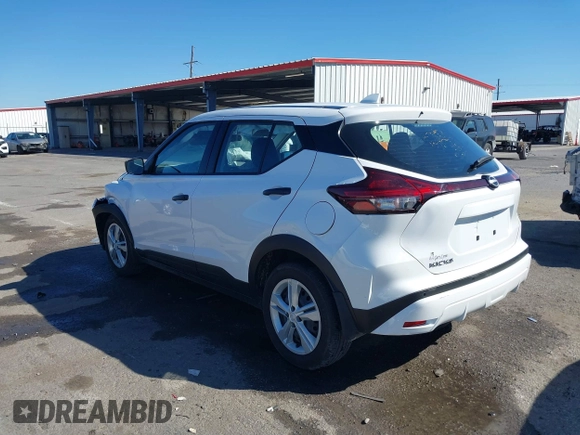 2024 Nissan Kicks S with VIN 3N1CP5BV1RL574737, listed as a IAAI auction lot 41598385 with 4,649 mi miles and . Bid and sale history available at carsss.com. Image 3.