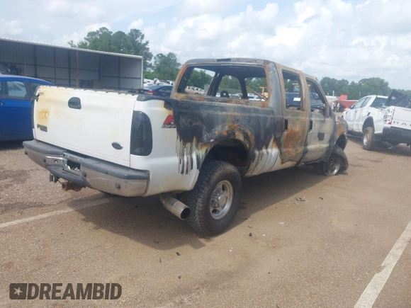 2003 Ford F-250 XL with VIN 1FTNW21P03EC53967, listed as a IAAI auction lot 42548610 with Not provided miles and . Bid and sale history available at DreamBid. Image 4.