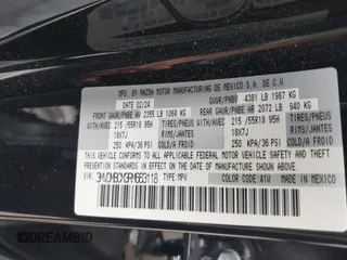 2024 Mazda CX-30 S Preferred z VIN 3MVDMBCM3RM663118, wystawiony jako IAAI lot #42336540 z przebiegiem 11 096 mil mil oraz . Historia ofert i sprzedaży dostępna na DreamBid. Obrazek 9.