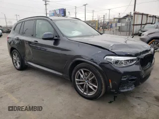 2021 BMW X3 sDrive30i with VIN 5UXTY3C07M9E82696, listed as a Copart auction lot 86355834 with 46,477 mi miles and Salvage Title. Bid and sale history available at carsss.com. Image 4.
