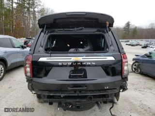 2024 Chevrolet Suburban LT with VIN 1GNSKCKD0RR345615, listed as a Copart auction lot 85710674 with 9,703 mi miles and Salvage Title. Bid and sale history available at carsss.com. Image 6.