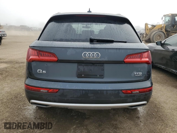 2018 Audi Q5 Premium Plus with VIN WA1BNAFY7J2190716, listed as a Copart auction lot 61136185 with 105,973 mi miles and Clean title. Bid and sale history available at DreamBid. Image 6.