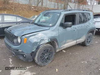 2018 Jeep Renegade Sport with VIN ZACCJBAB2JPH56754, listed as a IAAI auction lot 41541555 with 141,616 mi miles. Bid and sale history available at carsss.com. Image 23.