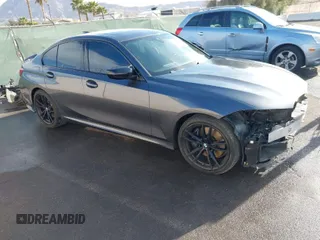 2020 BMW 3 Series M340i with VIN WBA5U7C02LFJ02994, listed as a IAAI auction lot 41848165 with 59,220 mi miles. Bid and sale history available at carsss.com. Image 1.