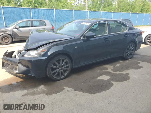 2015 Lexus GS 350 with VIN JTHCE1BL1FA003700, listed as a Copart auction lot 59320905 with 166,605 mi miles and Salvage title. Bid and sale history available at DreamBid. Image 1.