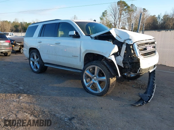 2015 GMC Yukon SLT with VIN 1GKS1BKC5FR240453, listed as a IAAI auction lot 41316793 with 1 mi miles. Bid and sale history available at carsss.com. Image 1.