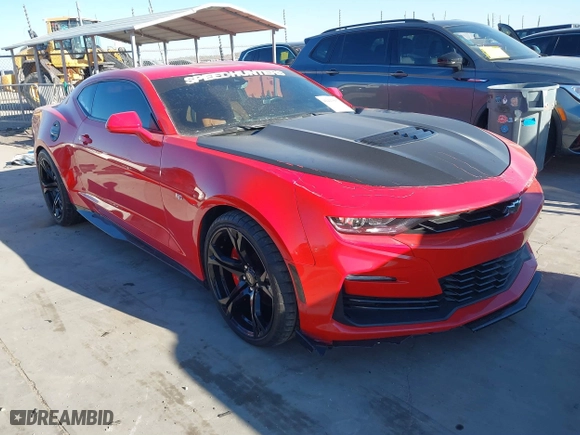 2021 Chevrolet Camaro 2SS with VIN 1G1FH1R74M0140883, listed as a IAAI auction lot 41413887 with 65,869 mi miles. Bid and sale history available at carsss.com. Image 1.