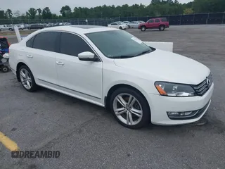 2015 Volkswagen Passat SE with VIN 1VWBT7A30FC062777, listed as a IAAI auction lot 42721781 with 130,338 mi miles and . Bid and sale history available at DreamBid. Image 1.