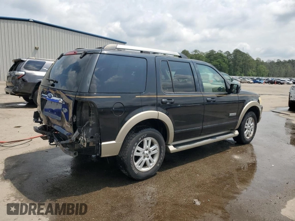 2006 Ford Explorer Eddie Bauer z VIN 1FMEU64E76UA13490, wystawiony jako Copart lot #53865245 z przebiegiem 166 223 mil mil oraz Szkoda całkowita • Salvage title. Historia ofert i sprzedaży dostępna na DreamBid. Obrazek 3.