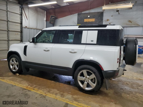 2024 Land Rover Defender S with VIN SALEJ7EX4R2283949, listed as a Copart auction lot 83841744 with 9,824 mi miles and Salvage Title. Bid and sale history available at carsss.com. Image 2.