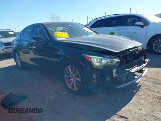 2017 Infiniti Q50 3.0t Premium with VIN JN1EV7AR7HM837008, listed as a IAAI auction lot 41254235 with 84,403 mi miles. Bid and sale history available at carsss.com. Image 1.