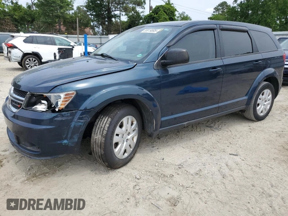 2015 Dodge Journey American Value z VIN 3C4PDCAB6FT707975, wystawiony jako Copart lot #59919895 z przebiegiem 192 614 mil mil oraz Czysty tytuł • Clean title. Historia ofert i sprzedaży dostępna na DreamBid. Obrazek 1.