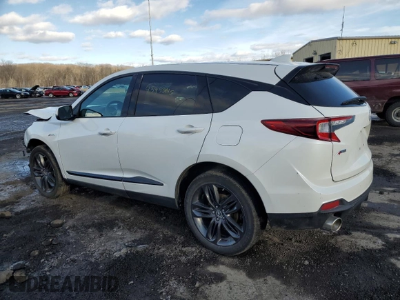 2020 Acura RDX w/A-Spec Pkg with VIN 5J8TC2H66LL018158, listed as a Copart auction lot 45853445 with 59,957 mi miles and Salvage title. Bid and sale history available at DreamBid. Image 2.