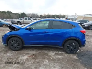 2022 Honda HR-V Sport with VIN 3CZRU6H15NM756188, listed as a IAAI auction lot 41407315 with 39,460 mi miles. Bid and sale history available at carsss.com. Image 14.
