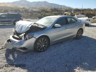 2017 Acura TLX V6 w/Technology Pkg with VIN 19UUB3F58HA002022, listed as a Copart auction lot 75129424 with 0 mi miles and Salvage Title. Bid and sale history available at carsss.com. Image 1.