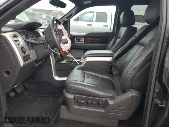 2013 Ford F-150 XL with VIN 1FTFW1ET7DFD31727, listed as a Copart auction lot 55254245 with 103,050 mi miles and Salvage title. Bid and sale history available at DreamBid. Image 7.