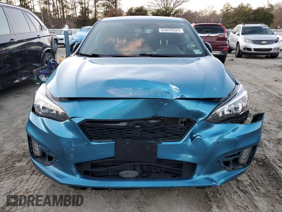 2017 Subaru Impreza Special Sports with VIN 4S3GTAK69H1716298, listed as a Copart auction lot 83659524 with 95,824 mi miles and Salvage title. Bid and sale history available at DreamBid. Image 5.