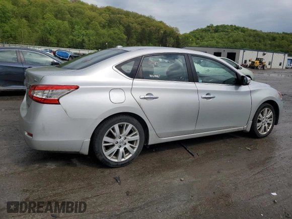2013 Nissan Sentra SR with VIN 3N1AB7AP1DL658411, listed as a Copart auction lot 55894875 with 106,922 mi miles and Clean Title. Bid and sale history available at DreamBid. Image 3.