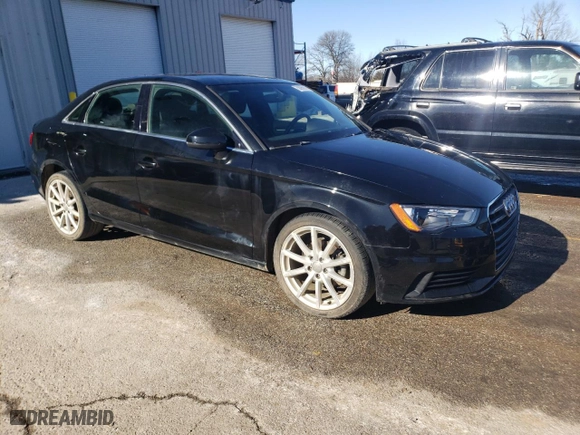 2015 Audi A3 2.0 TDI Premium with VIN WAUAJGFF4F1037736, listed as a Copart auction lot 88966675 with 101343 miles and Salvage Title. Bid and sale history available at carsss.com. Image 4.
