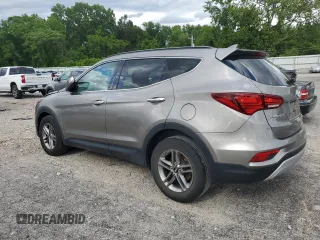 2017 Hyundai Santa Fe 2.4L with VIN 5XYZU3LB3HG387935, listed as a Copart auction lot 57442735 with 90,637 mi miles and Salvage title. Bid and sale history available at DreamBid. Image 2.