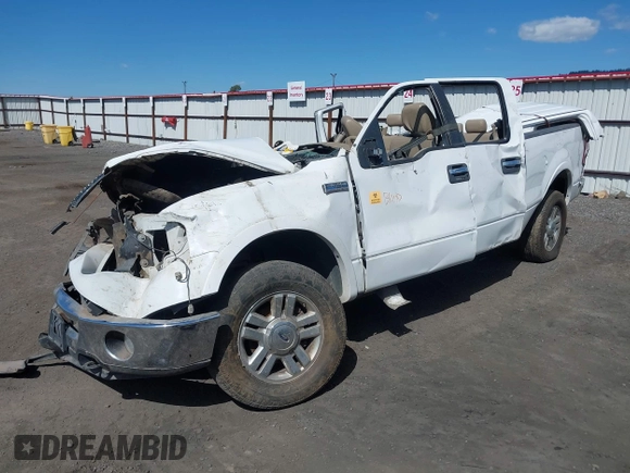 2008 Ford F-150 XLT with VIN 1FTPW14V98FA56570, listed as a IAAI auction lot 37633737 with Not provided miles and . Bid and sale history available at DreamBid. Image 2.