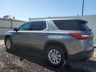 2021 Chevrolet Traverse LS with VIN 1GNERFKW5MJ243617, listed as a Copart auction lot 43853345 with 55,291 mi miles and Clean Title. Bid and sale history available at carsss.com. Image 2.