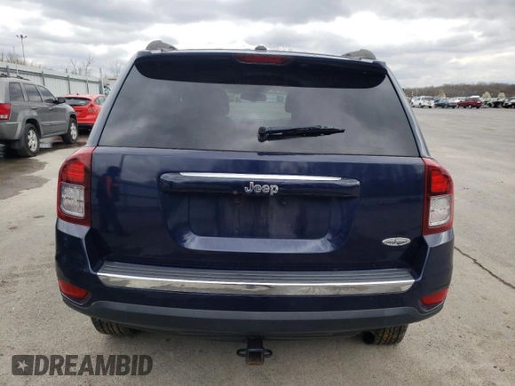 2015 Jeep Compass High Altitude Edition with VIN 1C4NJCEA2FD335185, listed as a Copart auction lot 46255603 with 57,054 mi miles. Bid and sale history available at carsss.com. Image 6.