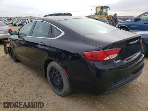 2016 Chrysler 200 LX with VIN 1C3CCCFB4GN122733, listed as a Copart auction lot 31711688 with 28,800 mi miles and Salvage Title. Bid and sale history available at carsss.com. Image 3.