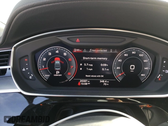 2020 Audi A8 L with VIN WAU8DAF81LN015654, listed as a Copart auction lot 79126853 with 26,587 mi miles. Bid and sale history available at carsss.com. Image 9.