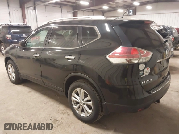 2016 Nissan Rogue SV with VIN 5N1AT2MV3GC876787, listed as a IAAI auction lot 41869337 with 189,375 mi miles. Bid and sale history available at carsss.com. Image 3.