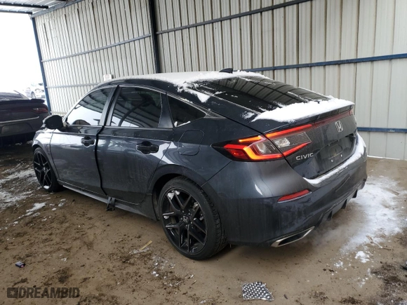 2024 Honda Civic Hatchback Sport Touring with VIN 19XFL1H87RE001670, listed as a Copart auction lot 45103195 with 21,470 mi miles and Salvage Title. Bid and sale history available at carsss.com. Image 2.