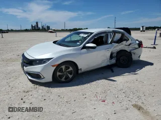 2020 Honda Civic LX с VIN 2HGFC2F65LH595339, выставлен на аукционе Copart как лот 56778075 с пробегом 37 950 миль миль и Списание • Salvage title. История ставок и продаж доступна на DreamBid. Изображение 1.