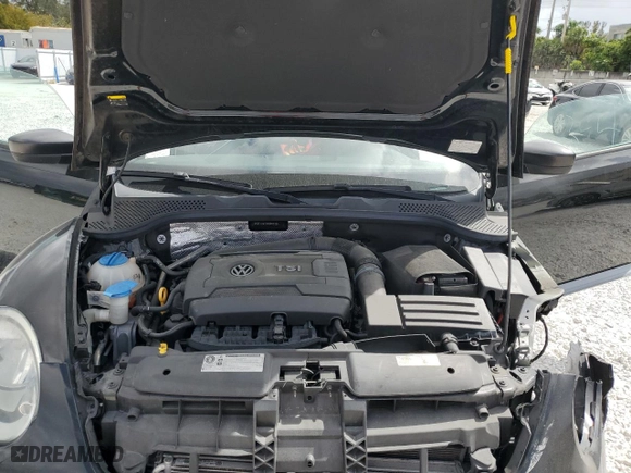 2016 Volkswagen Beetle Coupe 1.8T Wolfsburg Edition with VIN 3VWF17AT4GM603224, listed as a Copart auction lot 47595075 with 36,042 mi miles and Salvage Title. Bid and sale history available at carsss.com. Image 11.