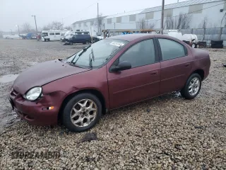 2002 Dodge Neon SE with VIN 1B3AS46C52D558916, listed as a Copart auction lot 86253164 with 103,592 mi miles and Non Repairable. Bid and sale history available at carsss.com. Image 1.