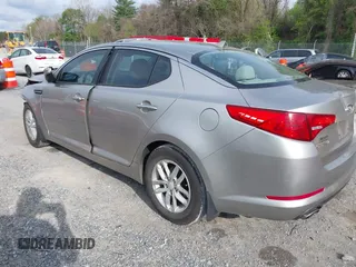 2012 Kia Optima LX with VIN KNAGM4A78C5283175, listed as a IAAI auction lot 42075886 with 123,112 mi miles and . Bid and sale history available at carsss.com. Image 3.