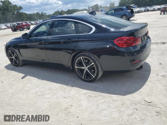 2018 BMW 4 Series 430i xDrive with VIN WBA4J3C54JBL03258, listed as a Copart auction lot 62573315 with 48,370 mi miles and Salvage title. Bid and sale history available at DreamBid. Image 2.