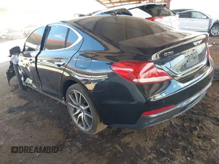 2019 Genesis G70 Advanced with VIN KMTG44LA7KU026266, listed as a IAAI auction lot 42045554 with 82,248 mi miles and . Bid and sale history available at DreamBid. Image 3.