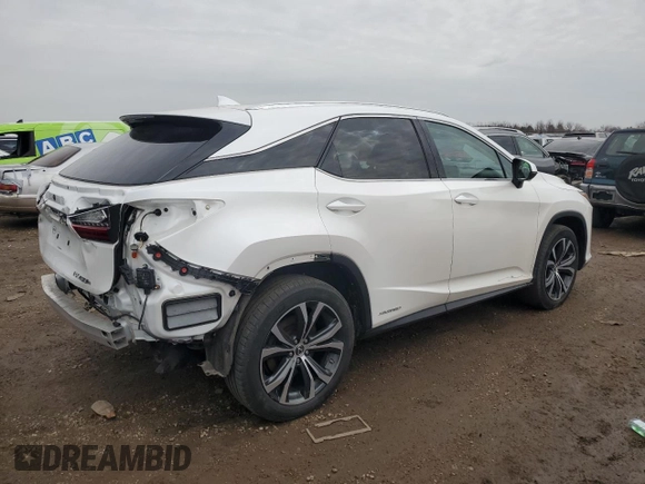 2019 Lexus RX with VIN 2T2BGMCA3KC039265, listed as a Copart auction lot 48800865 with 75,501 mi miles and Salvage Title. Bid and sale history available at carsss.com. Image 3.