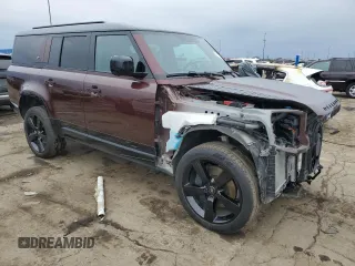 2024 Land Rover Defender X-Dynamic SE with VIN SALE2FEU2R2282196, listed as a Copart auction lot 81811774 with 12,288 mi miles and Salvage title. Bid and sale history available at DreamBid. Image 4.