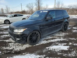 2016 Land Rover Range Rover Sport HSE z VIN SALWR2KF4GA634423, wystawiony jako Copart lot #47379575 z przebiegiem 156 924 mil mil oraz Szkoda całkowita • Salvage title. Historia ofert i sprzedaży dostępna na DreamBid. Obrazek 1.