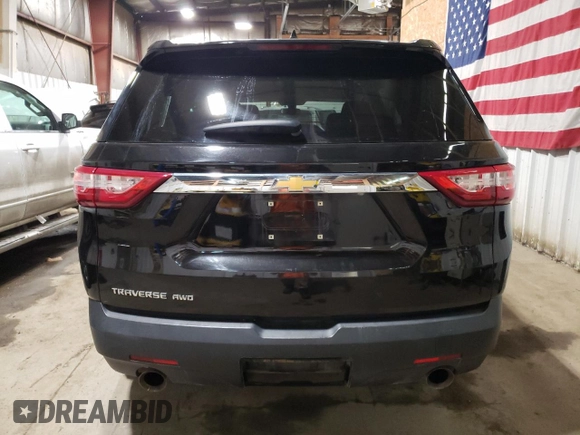 2018 Chevrolet Traverse LS z VIN 1GNEVFKW6JJ133196, wystawiony jako Copart lot #54419275 z przebiegiem 93 345 mil mil oraz Nie do naprawy • Non repairable. Historia ofert i sprzedaży dostępna na DreamBid. Obrazek 6.
