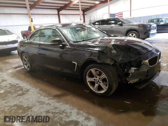 2015 BMW 4 Series 428i xDrive with VIN WBA3T1C52FP821244, listed as a Copart auction lot 42803085 with 71,372 mi miles and Salvage Title. Bid and sale history available at carsss.com. Image 4.