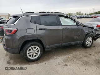 2019 Jeep Compass Sport with VIN 3C4NJCAB1KT847992, listed as a Copart auction lot 54329705 with 101,303 mi miles and Salvage title. Bid and sale history available at DreamBid. Image 3.