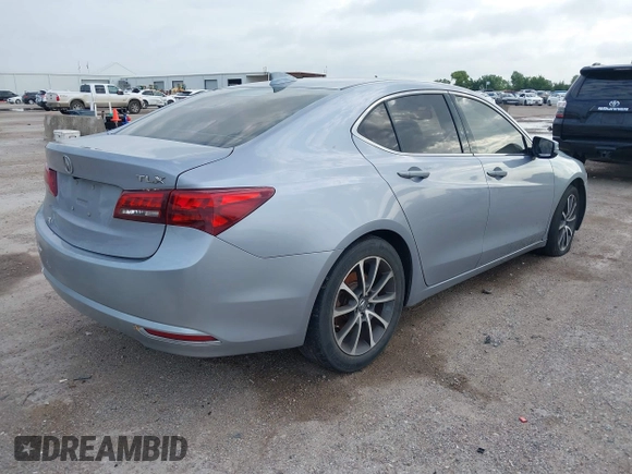 2015 Acura TLX V6 with VIN 19UUB2F32FA021137, listed as a IAAI auction lot 42733315 with 113,486 mi miles and . Bid and sale history available at DreamBid. Image 4.