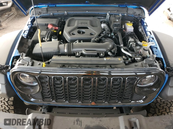 2024 Jeep Wrangler Sport S with VIN 1C4PJXAN8RW169420, listed as a Copart auction lot 62593945 with 5,164 mi miles and Salvage title. Bid and sale history available at DreamBid. Image 13.