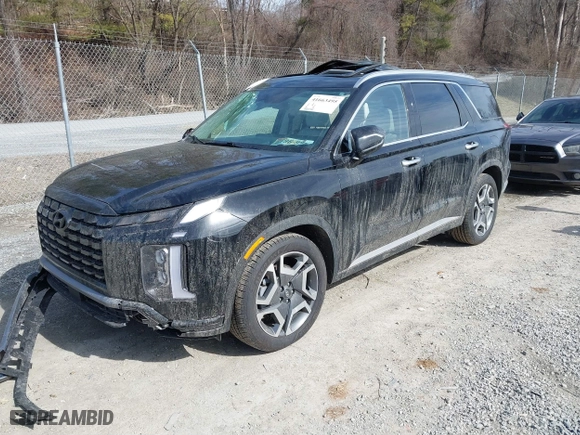 2024 Hyundai Palisade Limited with VIN KM8R5DGE9RU719508, listed as a IAAI auction lot 41663495 with 38,170 mi miles. Bid and sale history available at carsss.com. Image 19.