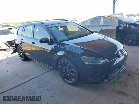 2017 Volkswagen Golf SportWagen S with VIN 3VW017AU0HM503220, listed as a Copart auction lot 61067774 with 41,155 mi miles and Salvage Title. Bid and sale history available at carsss.com. Image 4.