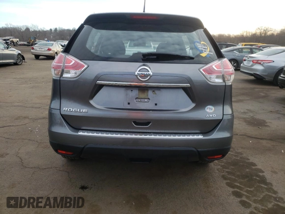2016 Nissan Rogue S with VIN JN8AT2MVXGW134720, listed as a Copart auction lot 50911655 with 146,286 mi miles and Salvage Title. Bid and sale history available at carsss.com. Image 6.