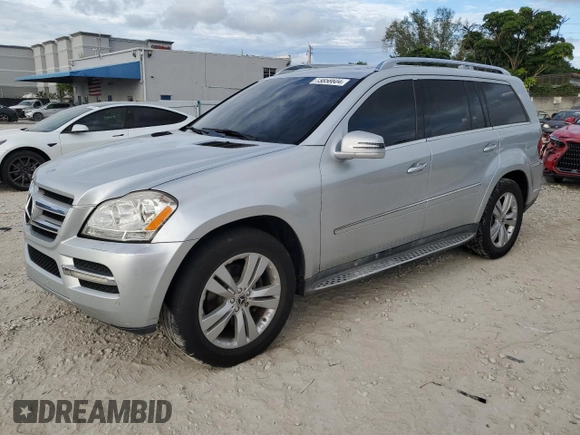 2012 Mercedes-Benz GL-Class GL 450 with VIN 4JGBF7BEXCA774808, listed as a Copart auction lot 73858604 with 163,841 mi miles and Salvage Title. Bid and sale history available at carsss.com. Image 1.